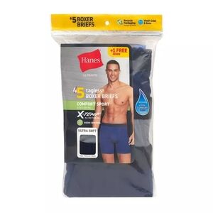Men's Hanes Comfort Sport Performance Stretch Boxer Briefs